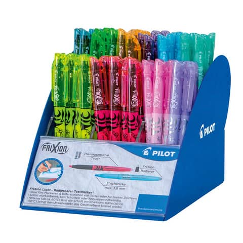 Textmarker FriXion Light+Soft, 3,8mm, 72 Stück, sortiert PILOT 4136D72