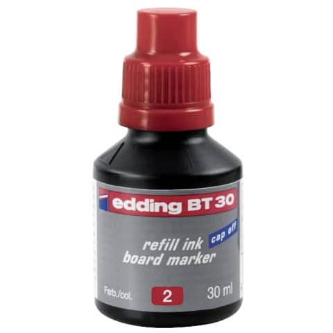 Nachfülltinte BT 30, Whiteboardmarker, 30ml, rot EDDING 4-BT30002