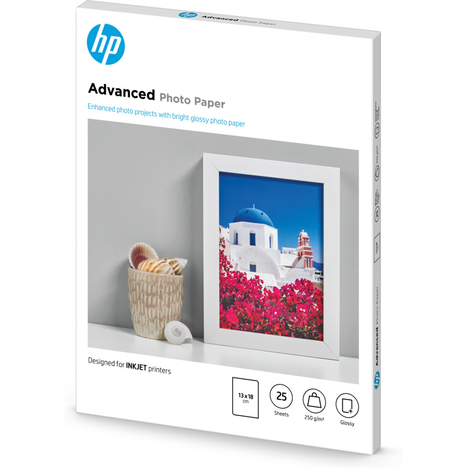 Fotopapier, Tintenstrahldruck, A4, Glänzend, weiße Verpackung