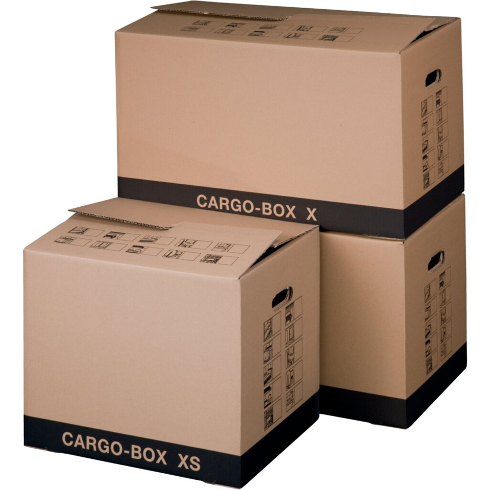 Kartonbox, Cargo-Box, XL-Verpackung, Kurierkarton, Umzugskarton