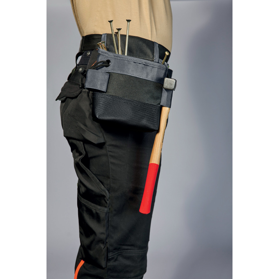 Werkzeuggürtel, Hammer, Werkzeugtasche, Nägel im Beutel, Utility-Gürtel