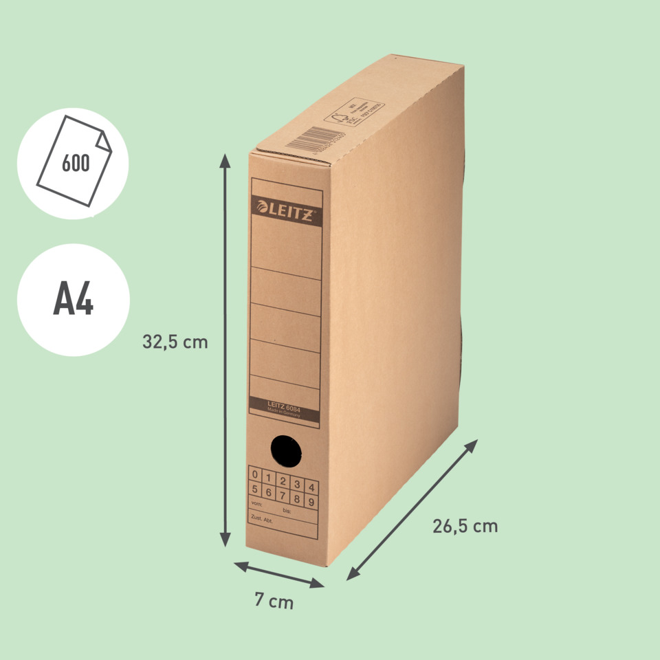 Kartonbox, A4-Ordner, Buchverpackung, Kartongröße A4, Verpackungskarton