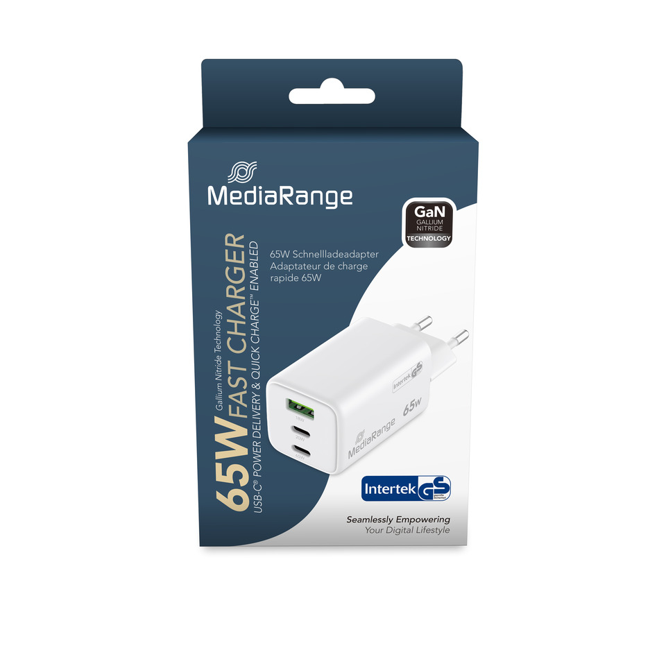 65W, USB-C, Schnellladeadapter, GaN, 65W USB-C