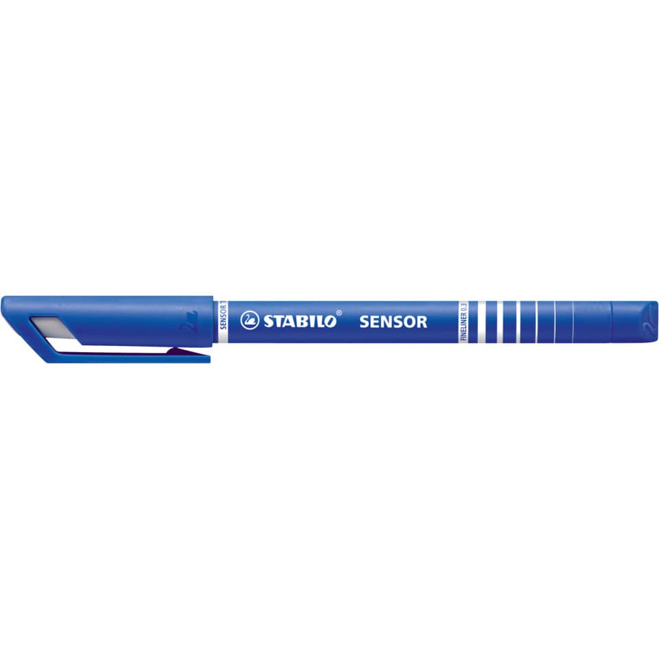 Stabilo Sensor, Kugelschreiber, Budgetstift, Blau, Kunststoffgriff