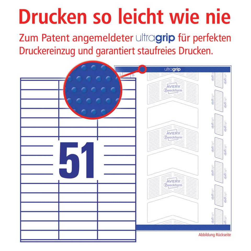 Drucker-Seite, Tischkalender, 51, Kalenderblatt, Rückseite