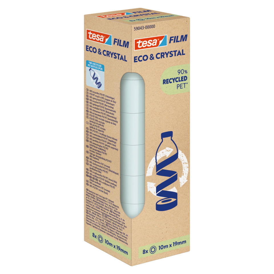 Eco & Crystal, Pet Bottle, 8x10m x 19mm, Recycled, Film