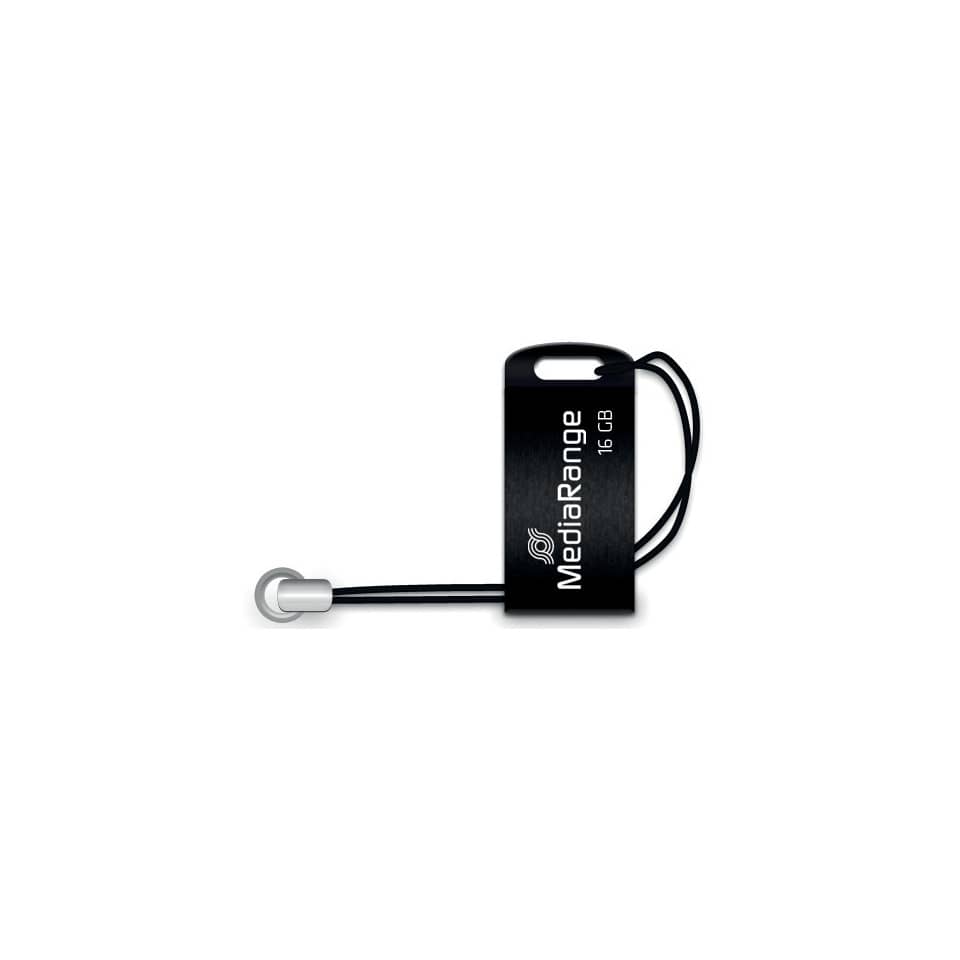USB-Stick, 16 GB, Mediarange, black, pendrive
