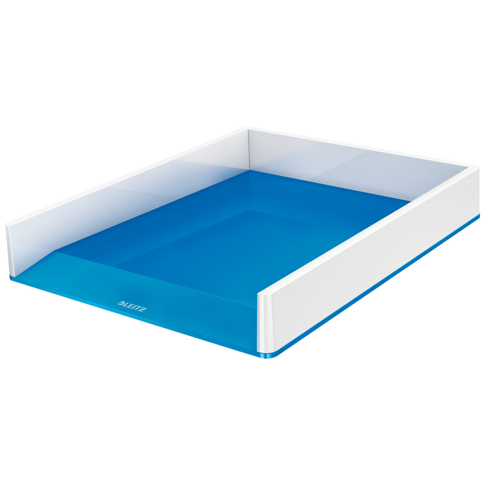 Schublade, Organizer, Ablage, Aqua blau, Kunststoff, Ablagewanne, Schubladeneinsatz, Blauer Boden, weiße Seitenwände, Rutschfeste Oberfläche