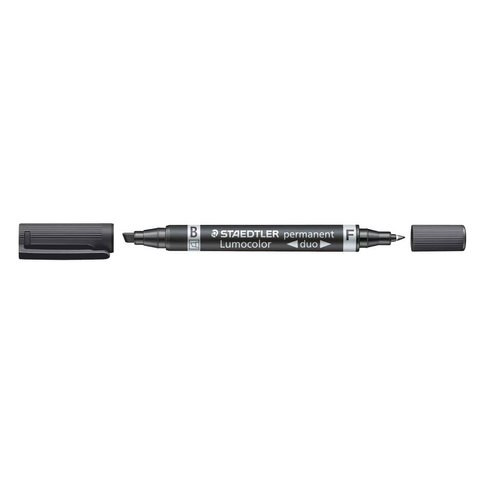 Permanentmarker, Lumocolor, Dualspitze, Mit Filzstift, Staedtler