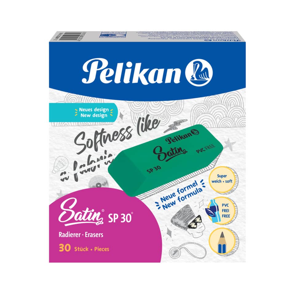Satinspitze, Radiergummi, Spitzer, Eraser, PVC frei