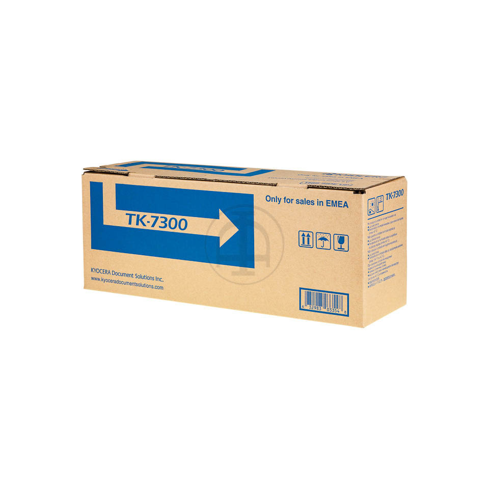Kartonbox, Tonerbox, TK-7300, Kartonverpackung, Barcode, TK-7300, Kartonbox, Versandbox, Versandkarton, braune Verpackung