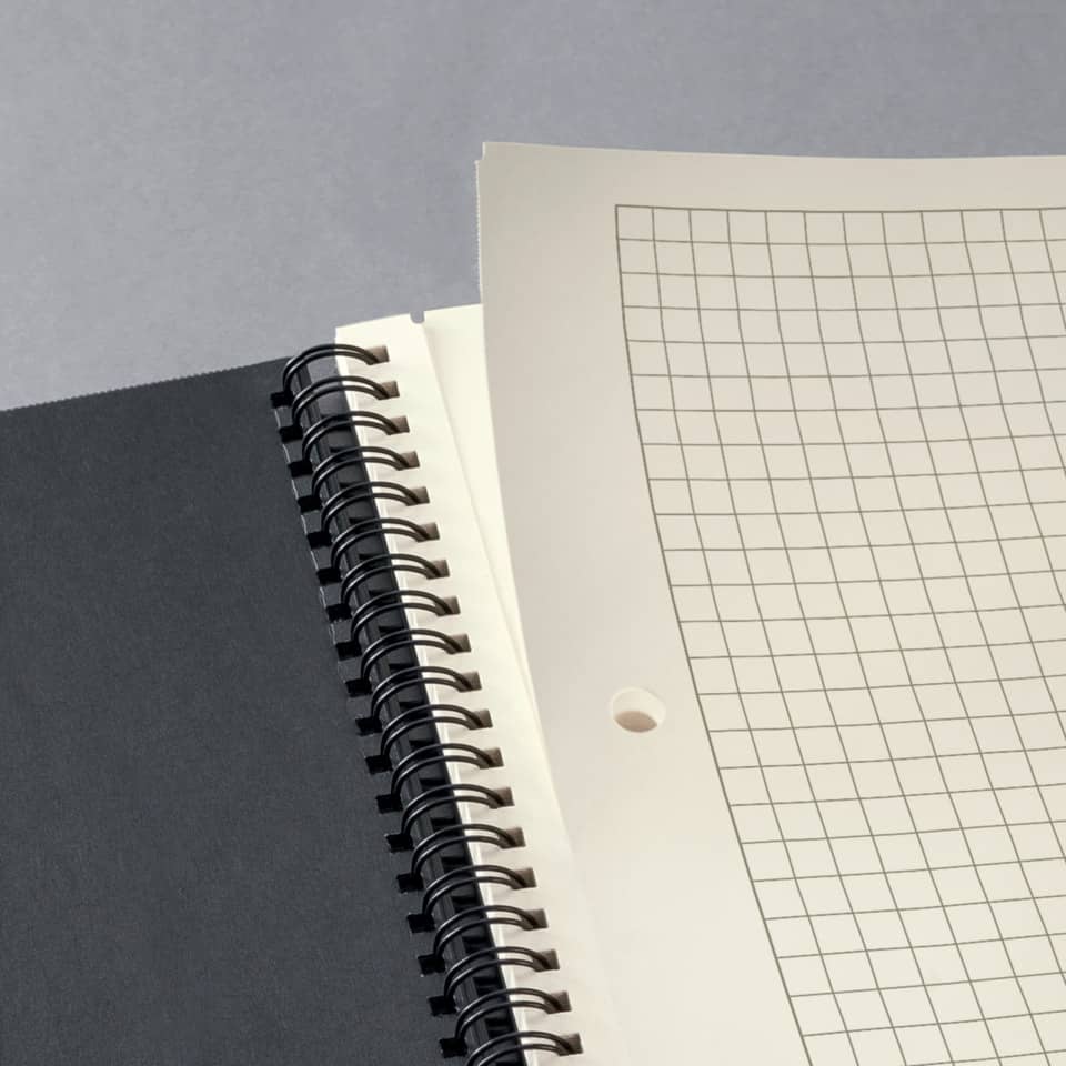 spiral notebook, drahtgebunden, Rasterpapier, Notizbuch, Papiertablette