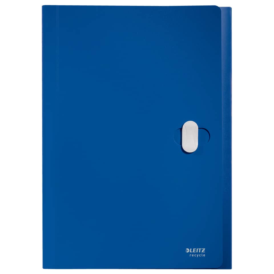 Ordner, Kunststoff, Blau, Recycling, Ordner