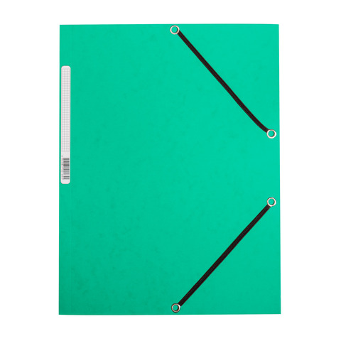 Gummizugmappe, Karton, grün Q-CONNECT KF02168