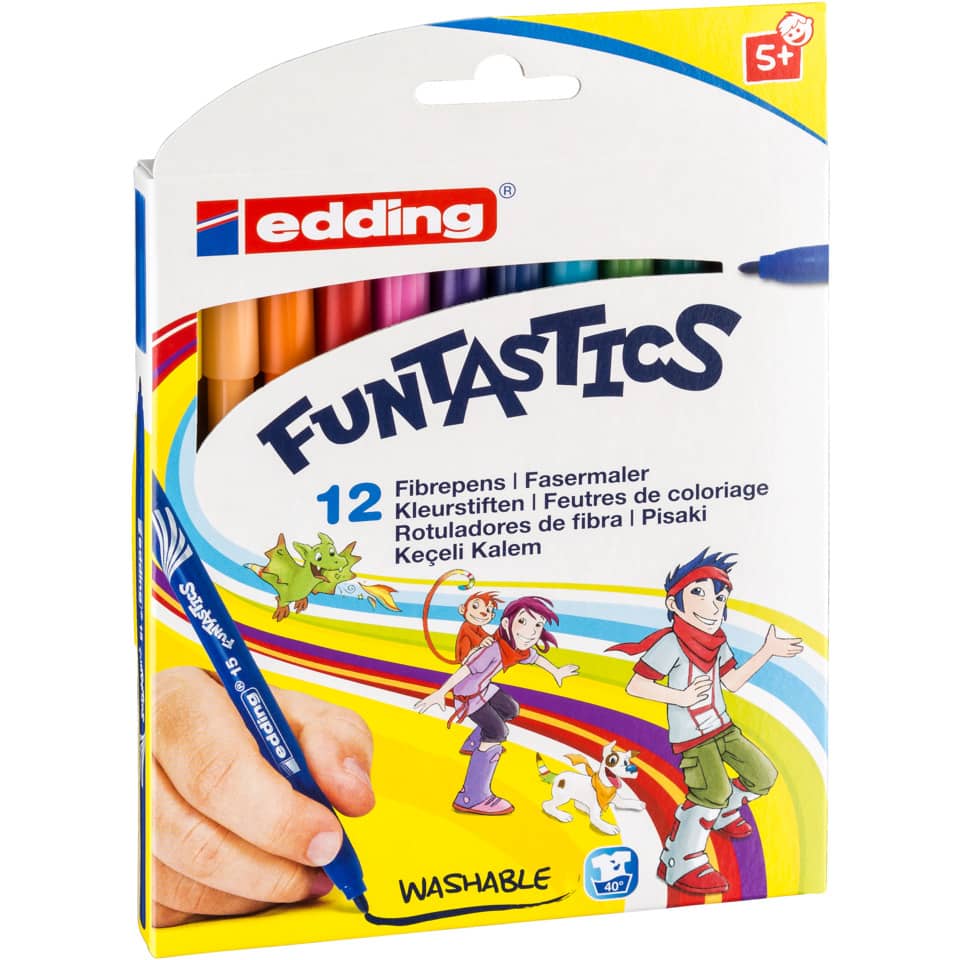 Farbstifte, Buntstifte, 12er Set, Waschbar, Kinderzeichnung