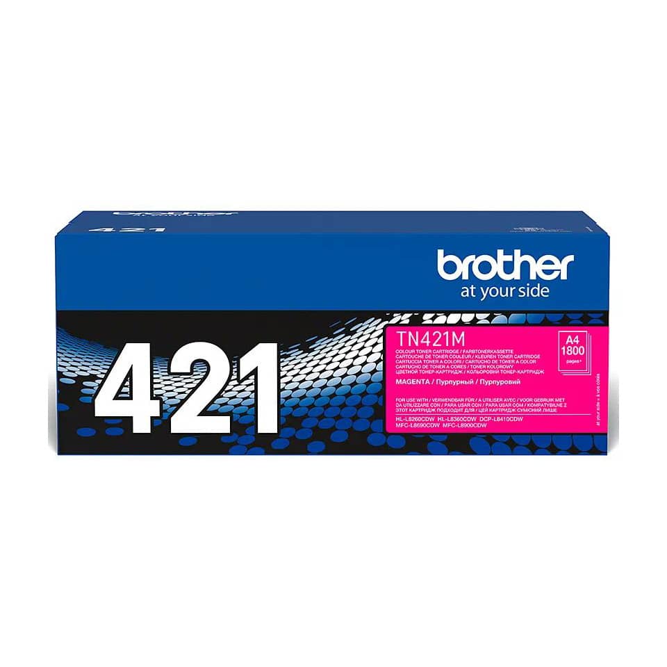 Lasertoner, 1.800 Seiten, magenta BROTHER TN421M