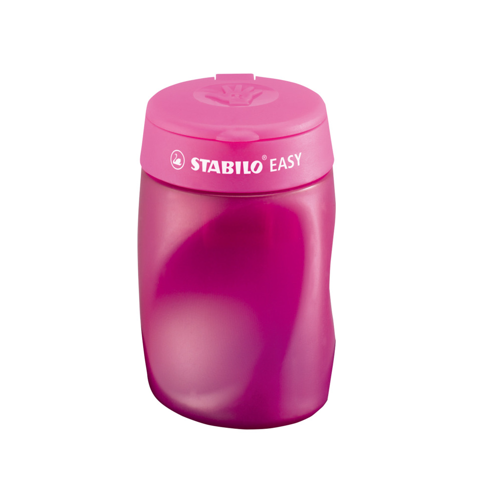 Trinkflasche, Stabilo Easy, Pink, Kunststoff, Druckverschluss