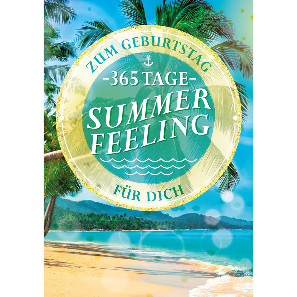 strand, sonne, meer, palme, ring