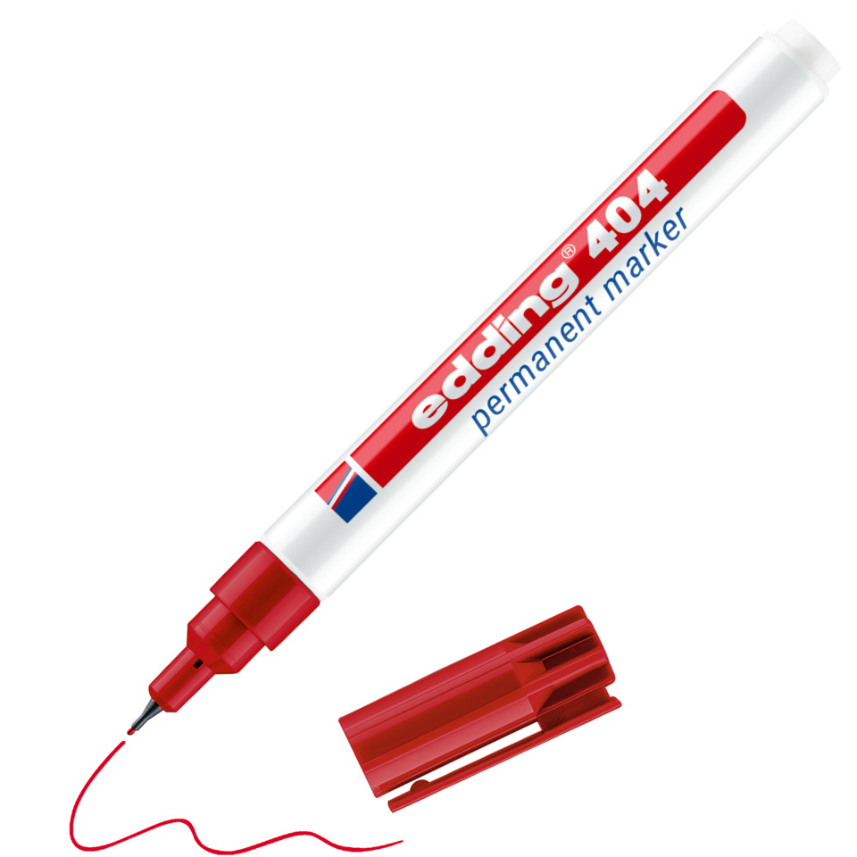 Permanentmarker, Rot, Marker, Textmarker, Filzstift