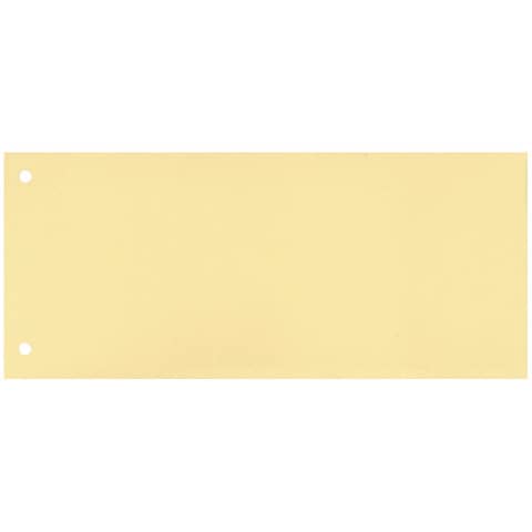 Trennstreifen, 10,5x24cm, 100 Stück, gelb Q-CONNECT KF00516