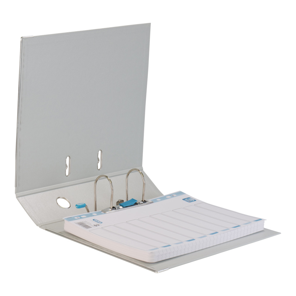 Aktenordner, Ordner, Ringbinder, Kartenblock, Schwarz/hellgrau Ordner