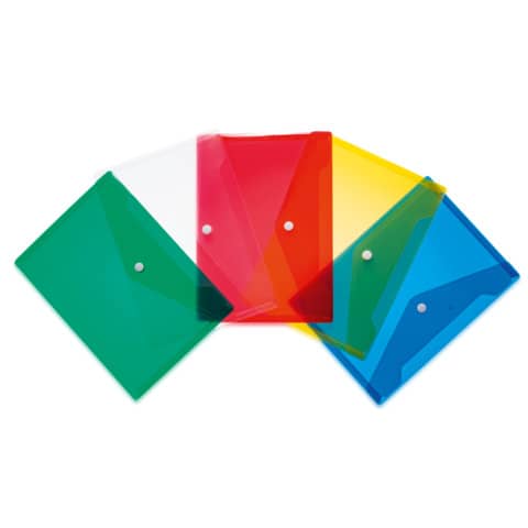 Brieftasche Standardfarben, A5, Kunststoff, transparent sortiert HERMA 20050