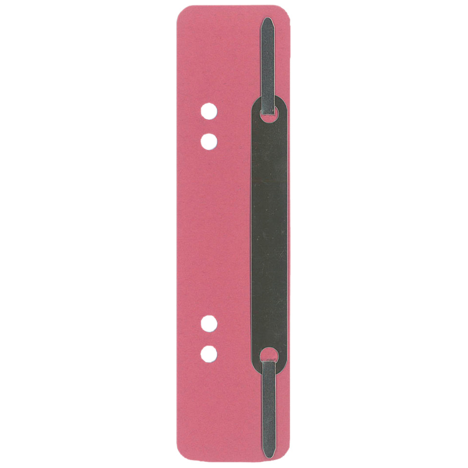 Heftstreifen mit Metalldeckleiste, 34 x 150 mm, RC, 25 Stück, rot Q-CONNECT 4012000313