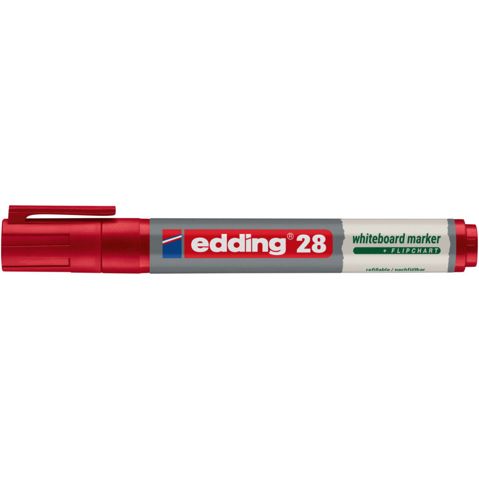 Whiteboard-Marker, red cap, Rot, Filzstift?, Marker Tinte?