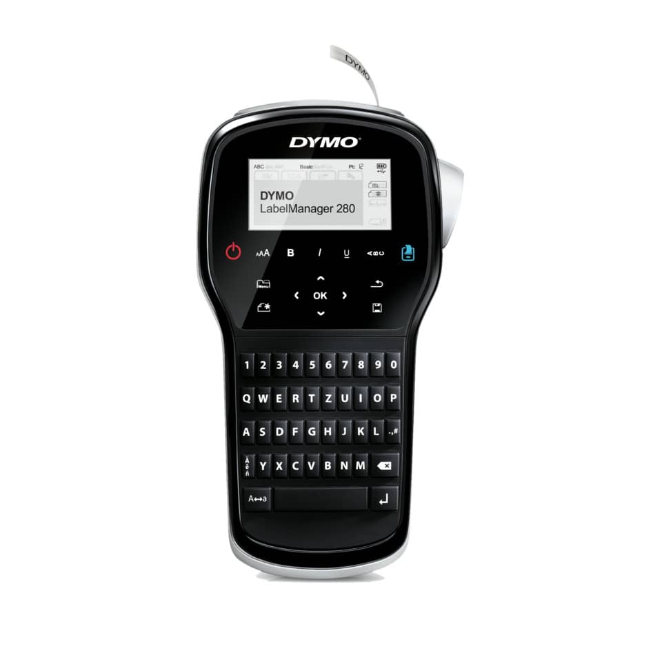 Handgerät, Taschen-Barcodescanner, QWERTY-Tastatur, Mini-Tastatur, schwarzes Gerät