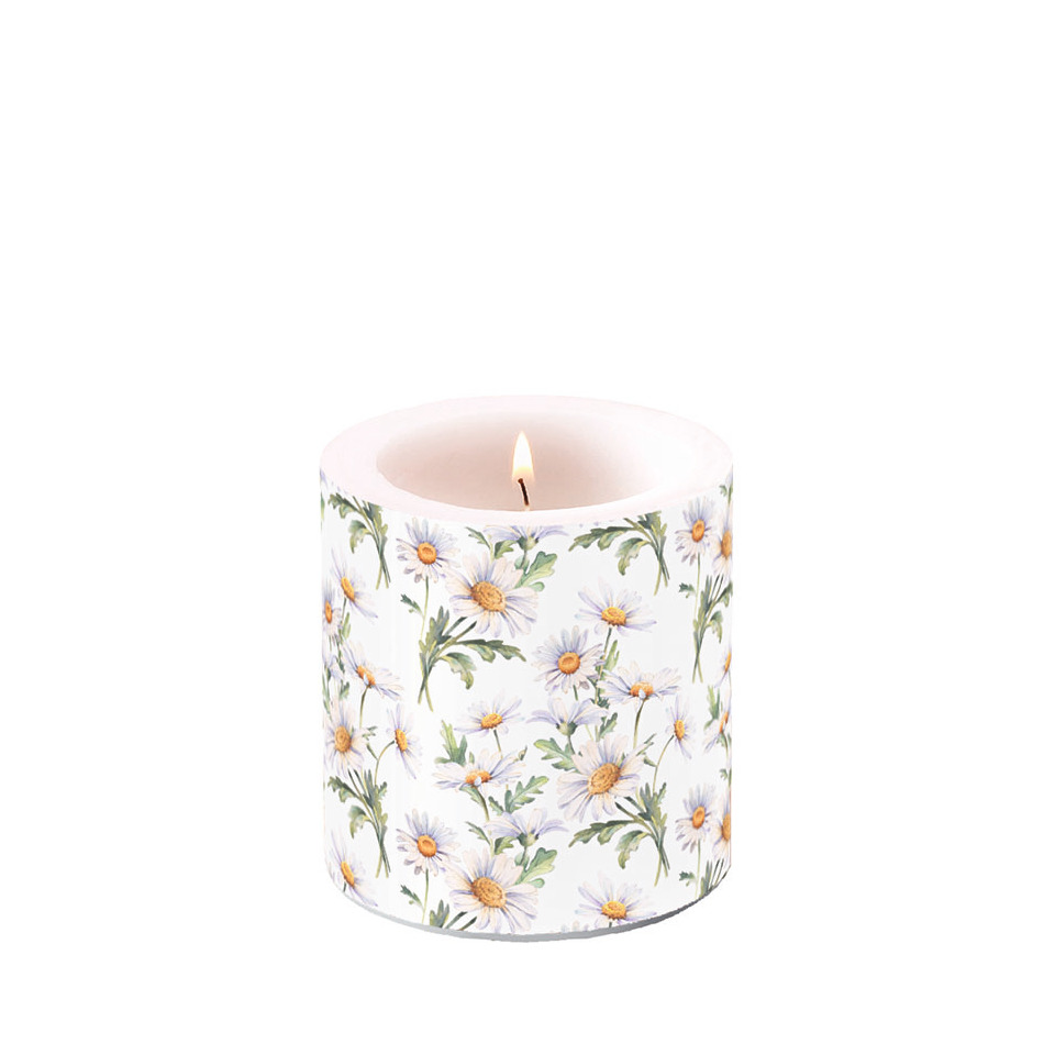 Kandelaber, Duftkerze, Becherkerze, Kaminkerze, Florales Muster