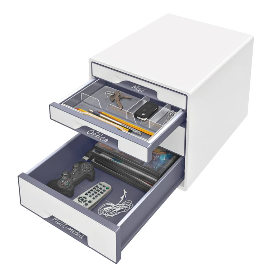 Schreibtischkommode, Organizer, Schublade, Zubehör, Kabel, Fernbedienung, Konsole, Kopfhörer