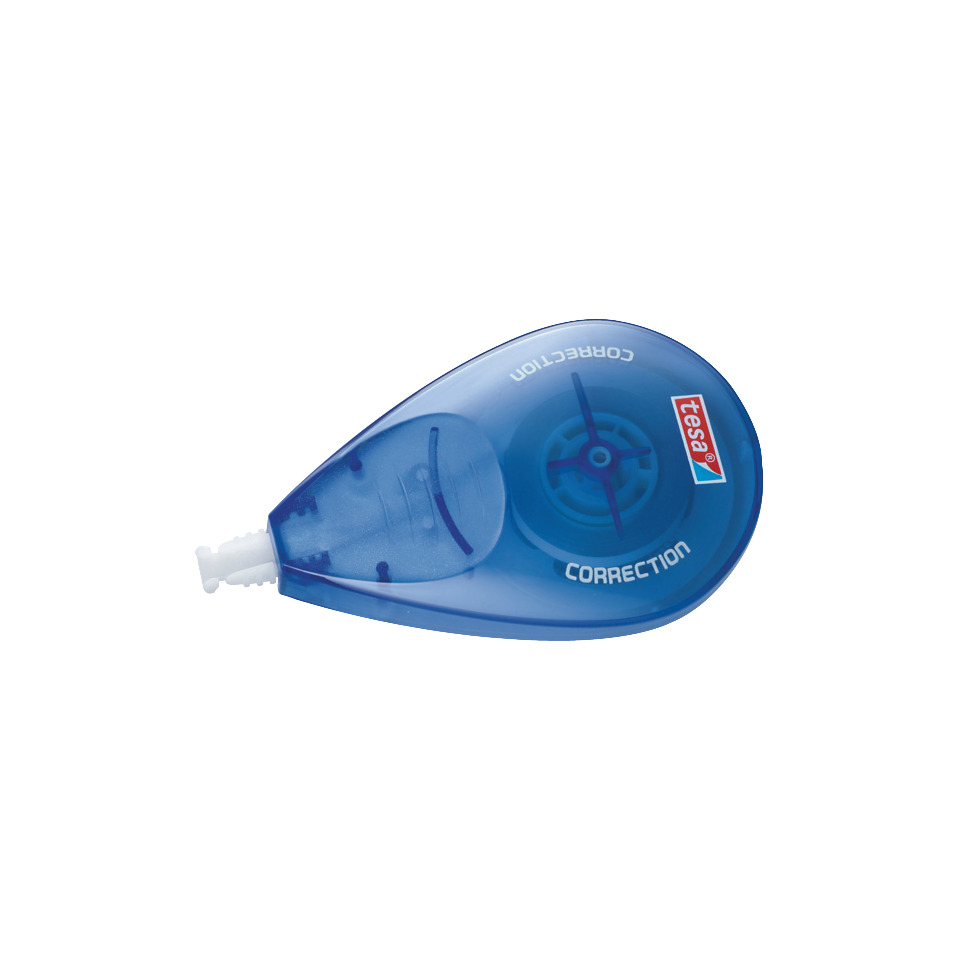 Korrekturspitzer, Korrekturwerkzeug, Transparentes Gehäuse, Blaues Korrekturgerät, Korrekturspender