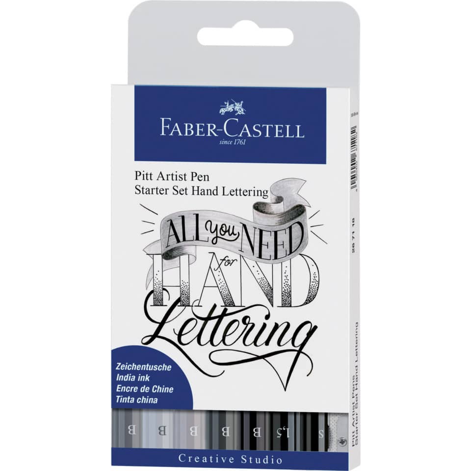 Pitt Artist Pen, Starter Set, Hand Lettering, Kalligraphie, Schreibset