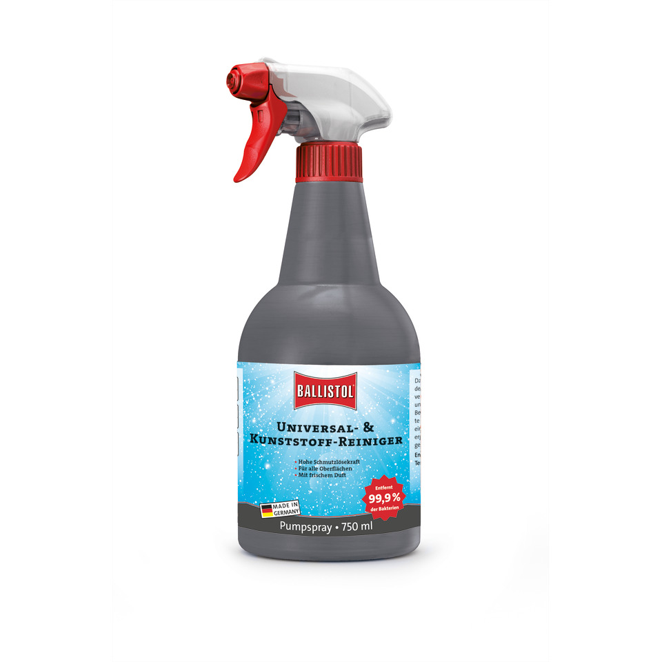 Pumpspray, Universalreiniger, Kunststoffreiniger, Grau, 750 ml