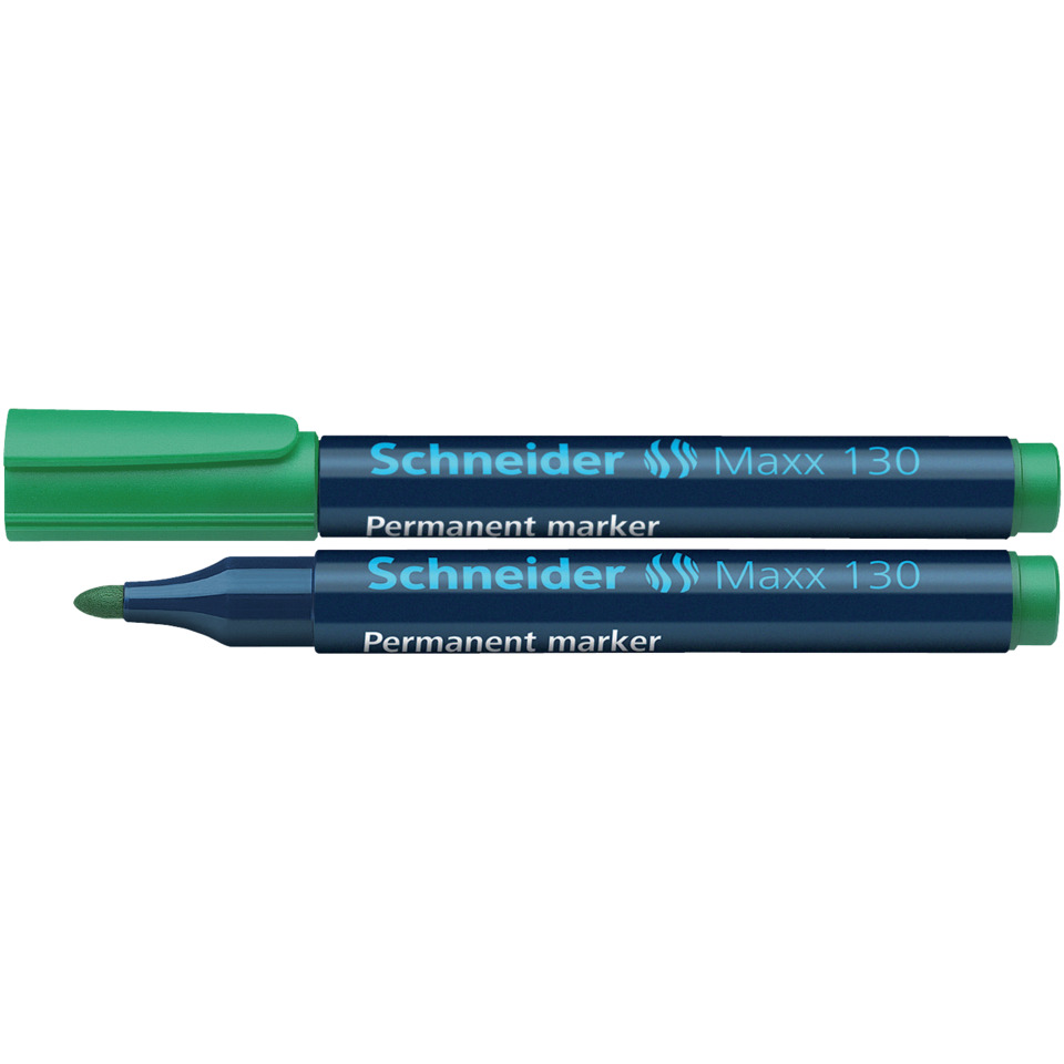 Permanentmarker, Tafelmarker, Grüner Deckel, Blauer Körper, Nowikrementielle Spitze
