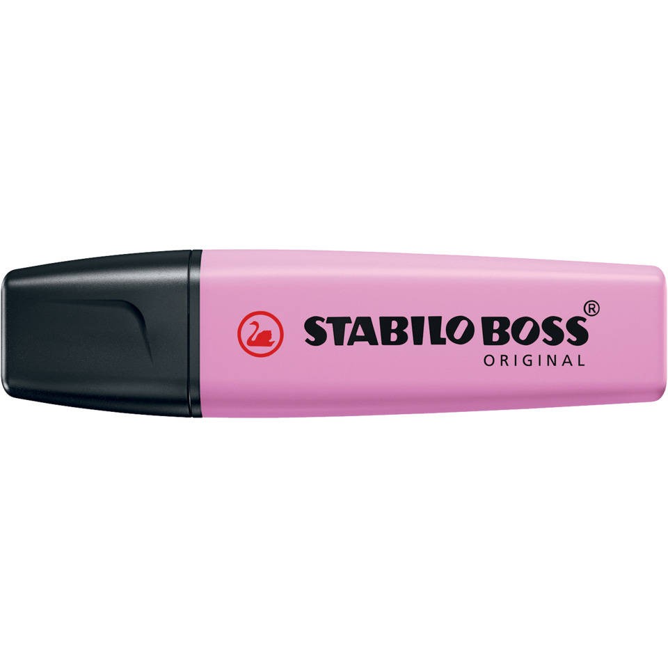 Highlighter, Pink, Marker, Chisel-tip, Stabilo Boss