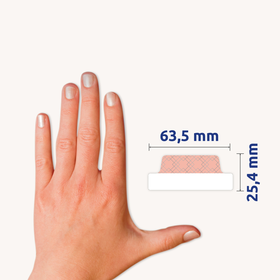 Finger, Hand, Messung, Pflaster, Bandage