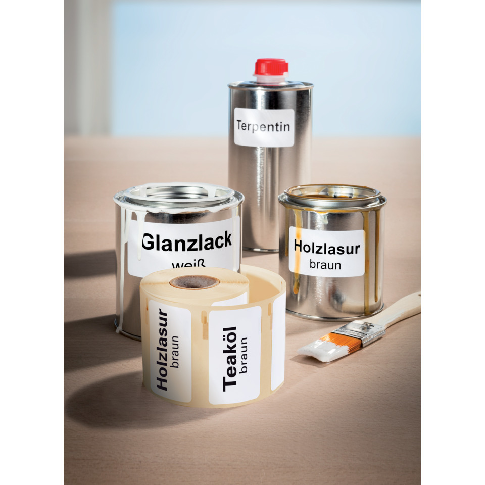 Holzlasur, Teaköl, Terpentin, Glanzlack, Pinsel