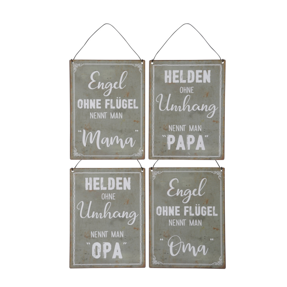 Wandbild, Dekoschild, Engel, Herzchen, Rustikales Schild