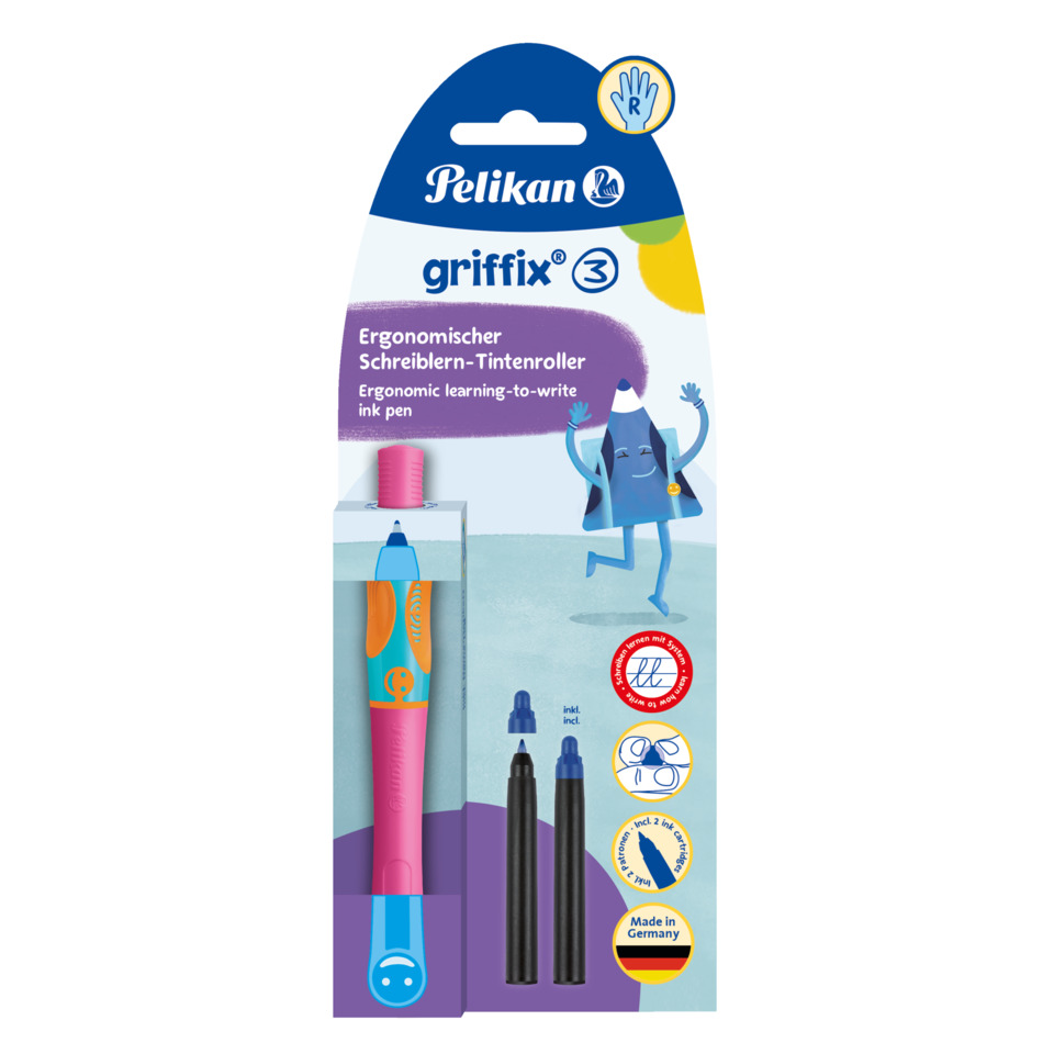 Ergonomischer Stift, Schreiblern-Tintenroller, Tintenroller, Kinderstift, Griffifix3