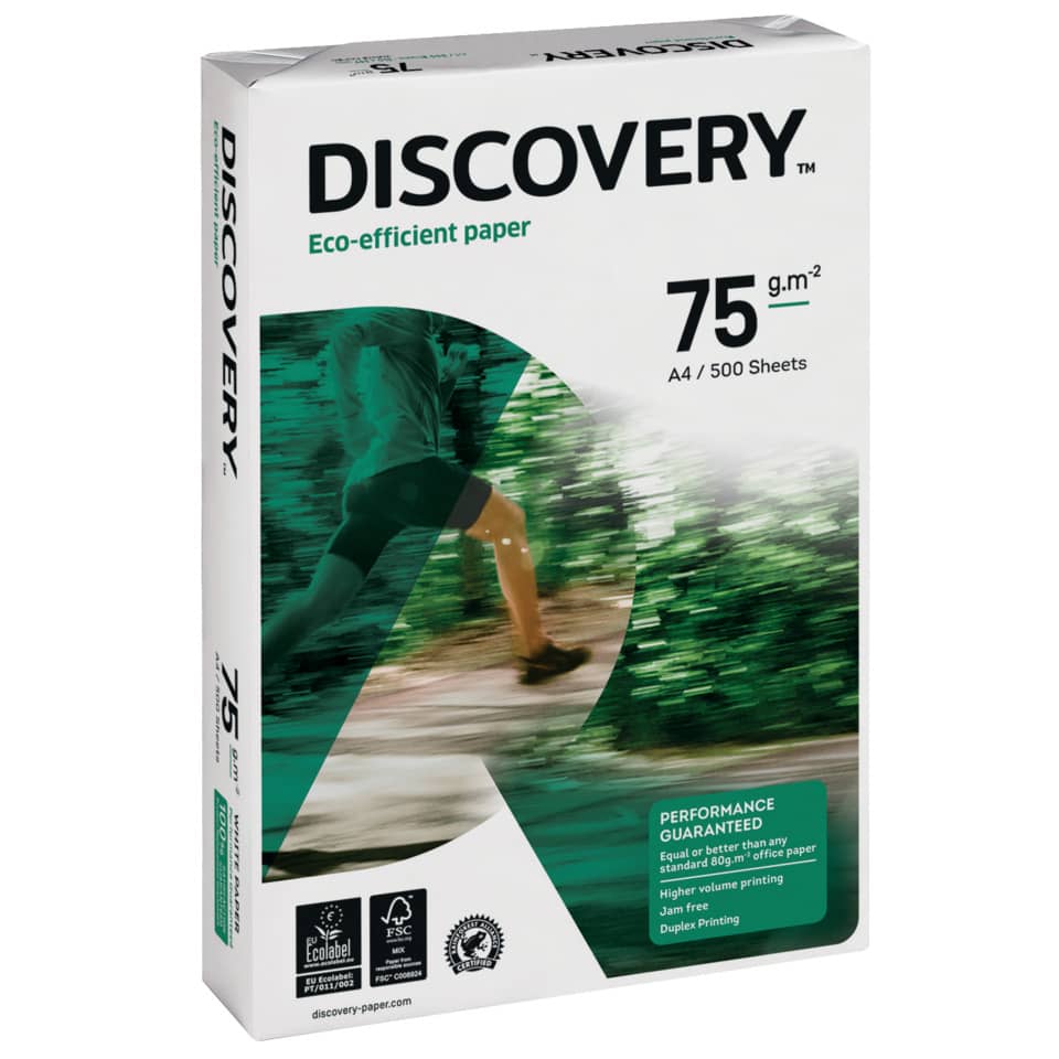 A4 paper, 75 g/m², eco paper, multipurpose paper, discovery paper