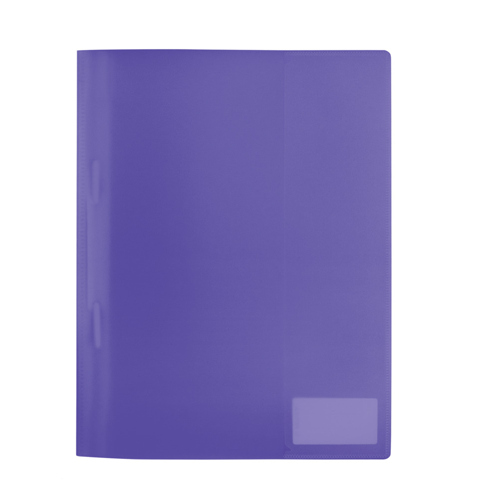 Ordner, A4, Purple, Kunststoff, Transparent
