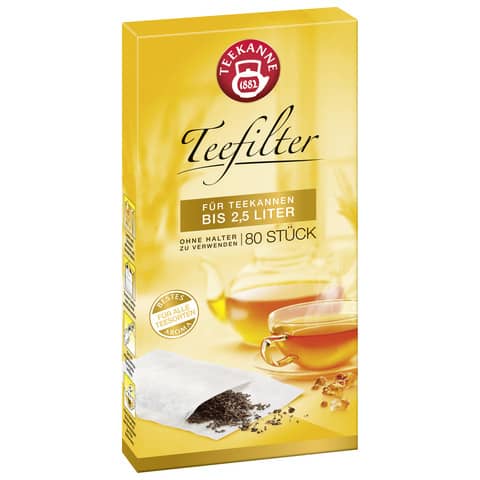 Teefilter bis 2,5l 80 Stück TEEKANNE 5758