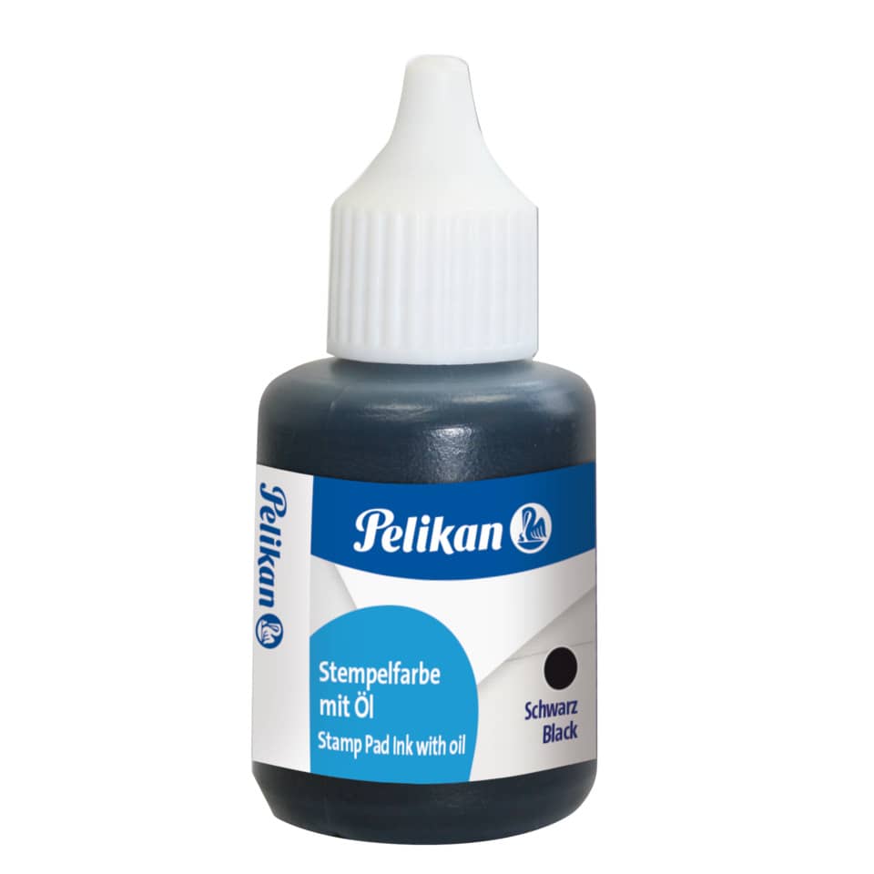 Tintenfläschchen, Stempelkissen, Schwarz, Tintenfarbe, Künstlerbedarf