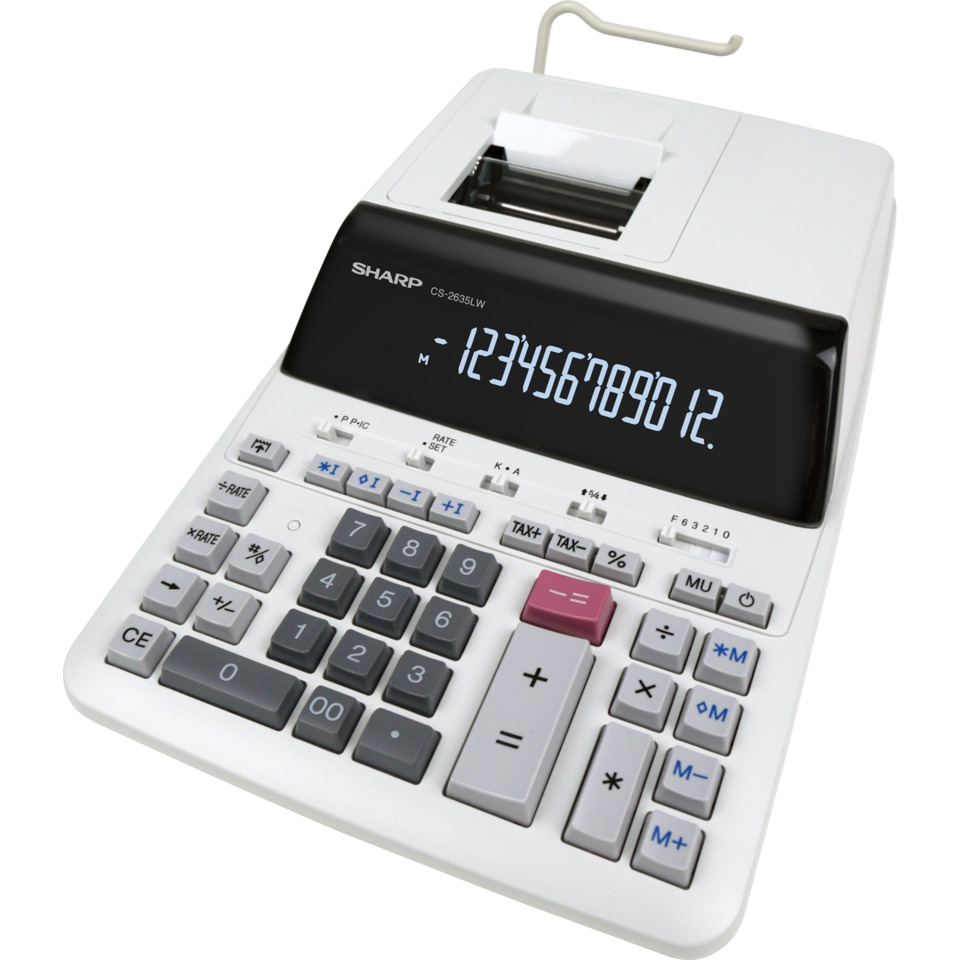 Taschenrechner, LCD-Anzeige, Tastatur, Batteriefach?, Ziffernblock