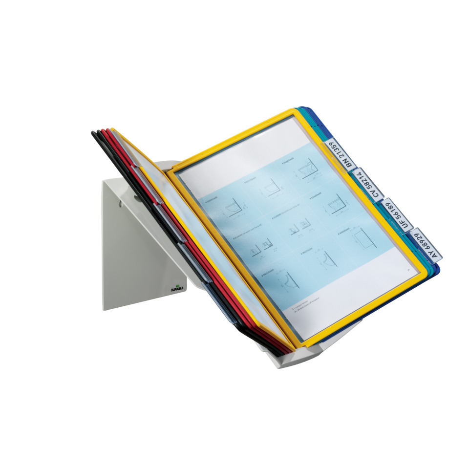 Rega­leiste, Datei-Organizer, Farbenbunt, Folder-Ordner, Sortierregister