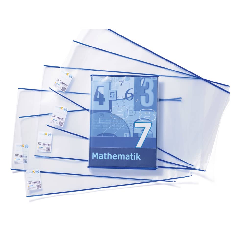 Mathematikbuch, Schulbuch, Matheheft, Klemmhüllen, Schulmaterial