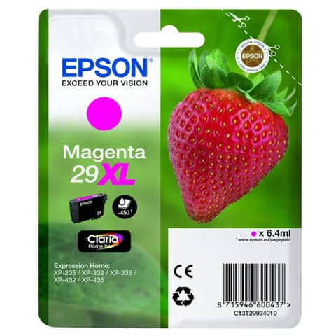 Inkjetpatrone Nr. 29XL magenta EPSON C13T29934012