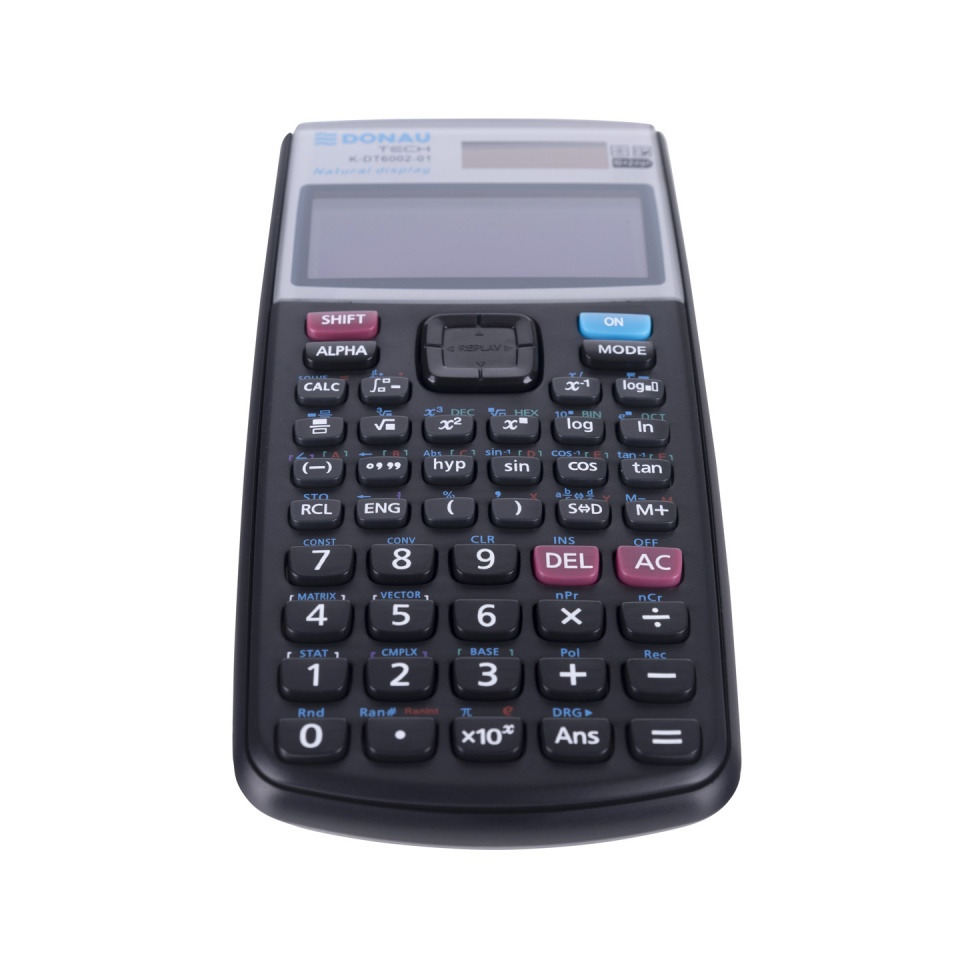Taschenrechner, Wissenschaftlicher Taschenrechner, Tastatur, Display, Schwarzes Gehäuse