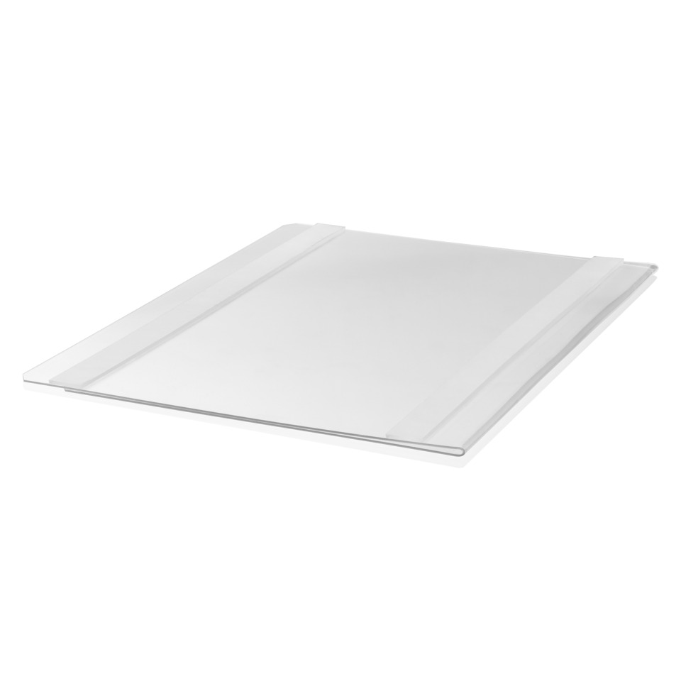 Klarglas, Schrägblech, Transparente Platte, Ablageplatte, Schiebeleiste
